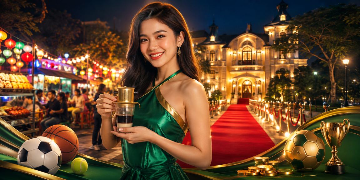 Người dùng tại Đà Lạt ngồi cà phê kiểm tra voucher và nạp tiền trên điện thoại sv888