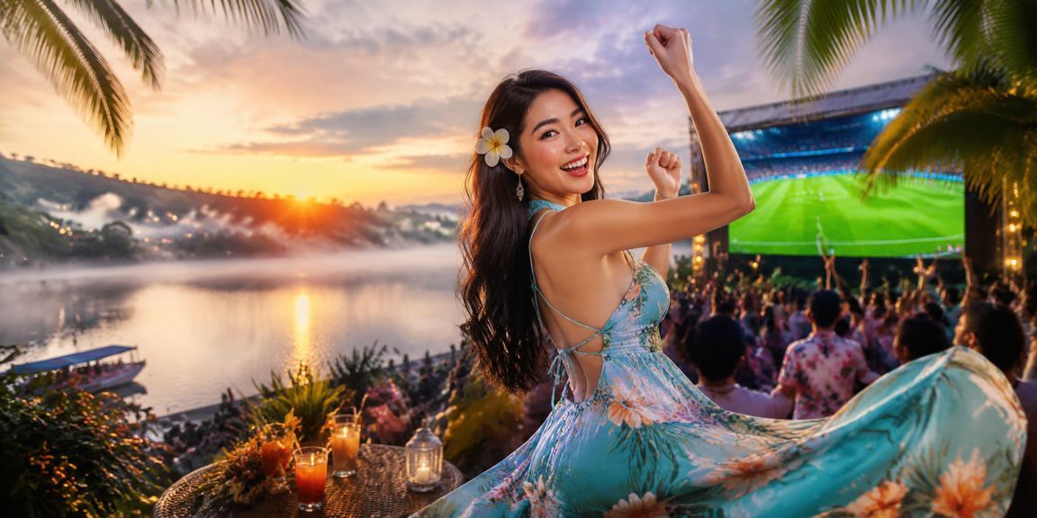 Người dùng tại Đà Lạt truy cập sv888 qua điện thoại Android trong lễ hội